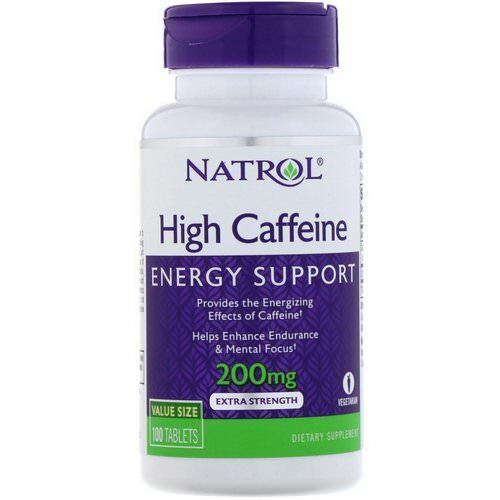 NATROL High Caffeine 200mg - 100 Tabletten
