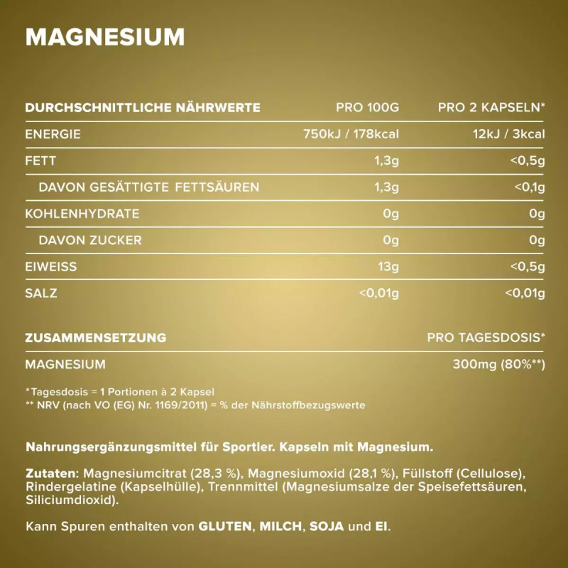 IRONMAXX MG-Magnesium Citrat - 130 Kapseln