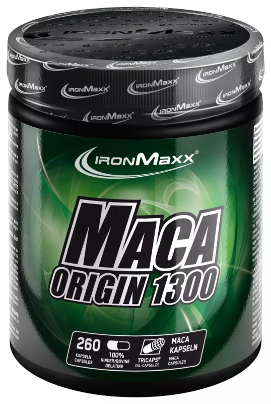 IRONMAXX Maca Origin 1300 Tricaps® - 260 Kapseln