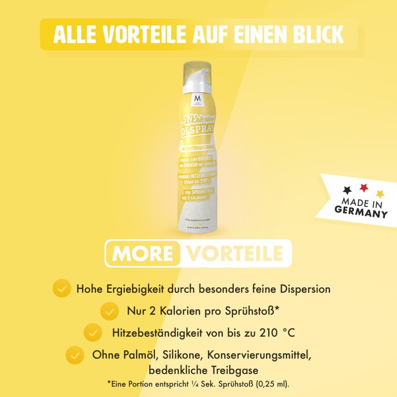 MORE NUTRITION 2 Kalorien-Ölspray - 200ml