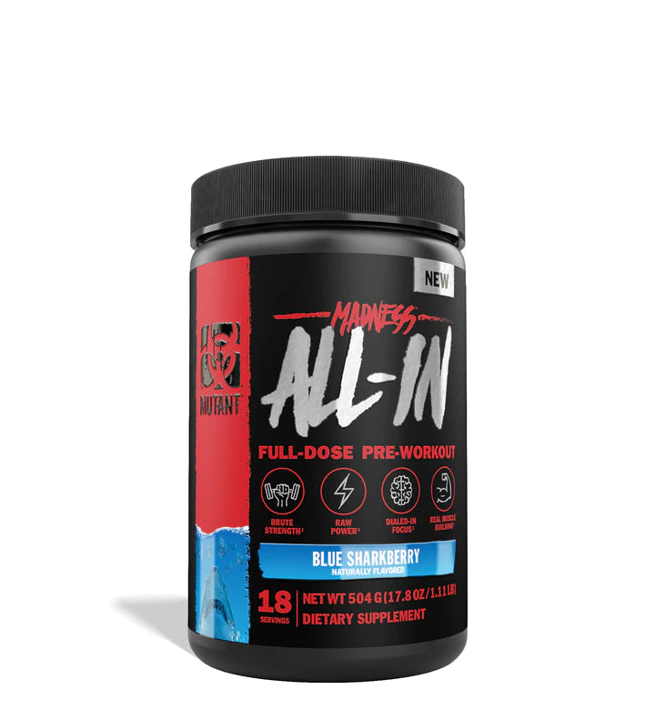 MUTANT Madness All-In Pre Workout - 500g Dose (36 Port.)