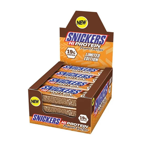 Snickers Hi Protein Bar Peanut Butter 12x57g