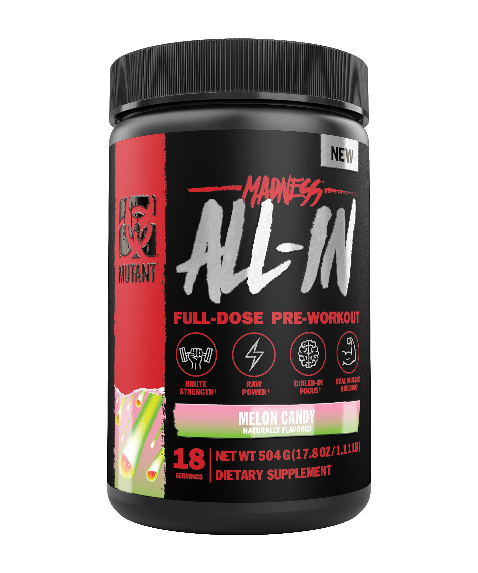 MUTANT Madness All-In Pre Workout - 500g Dose (36 Port.)