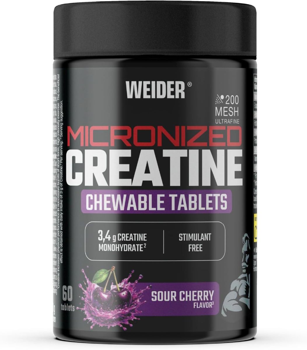 Weider Micronized Creatine Chewable Tablets - 60 Tabs