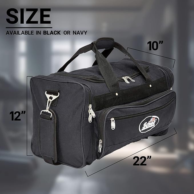SCHIEK Deluxe Gym Bag - Black