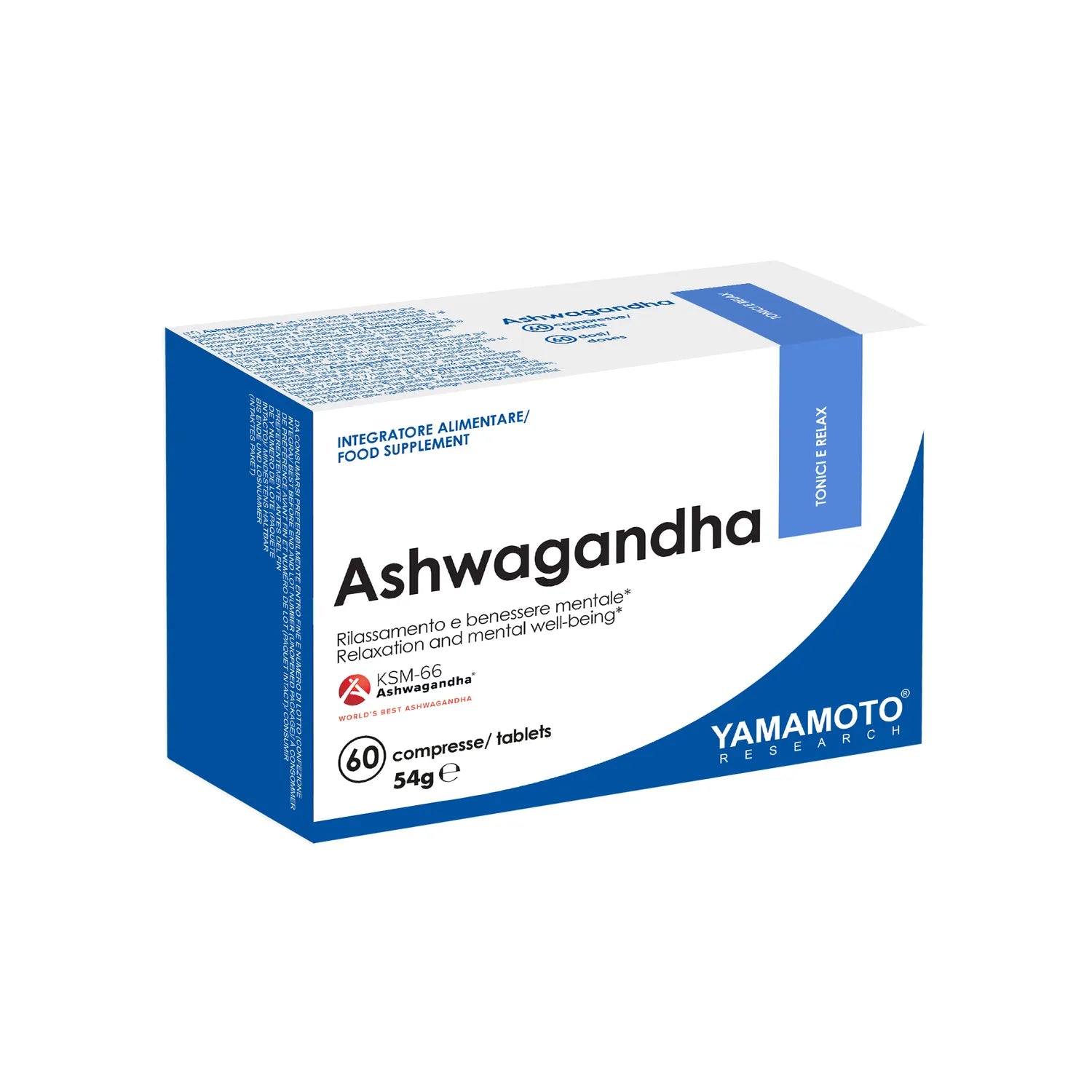 YAMAMOTO® Ashwagandha KSM-66® – 60 Tabletten