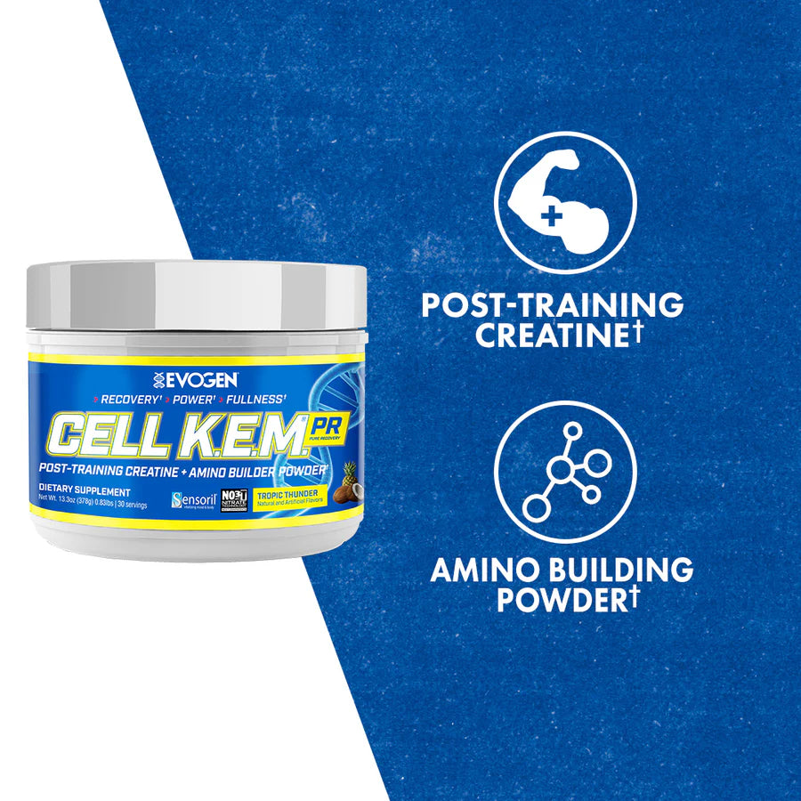 EVOGEN CELL K.E.M Post Training EAAs, Creatin & KSM-66® Ashwagandha - 30 Portionen