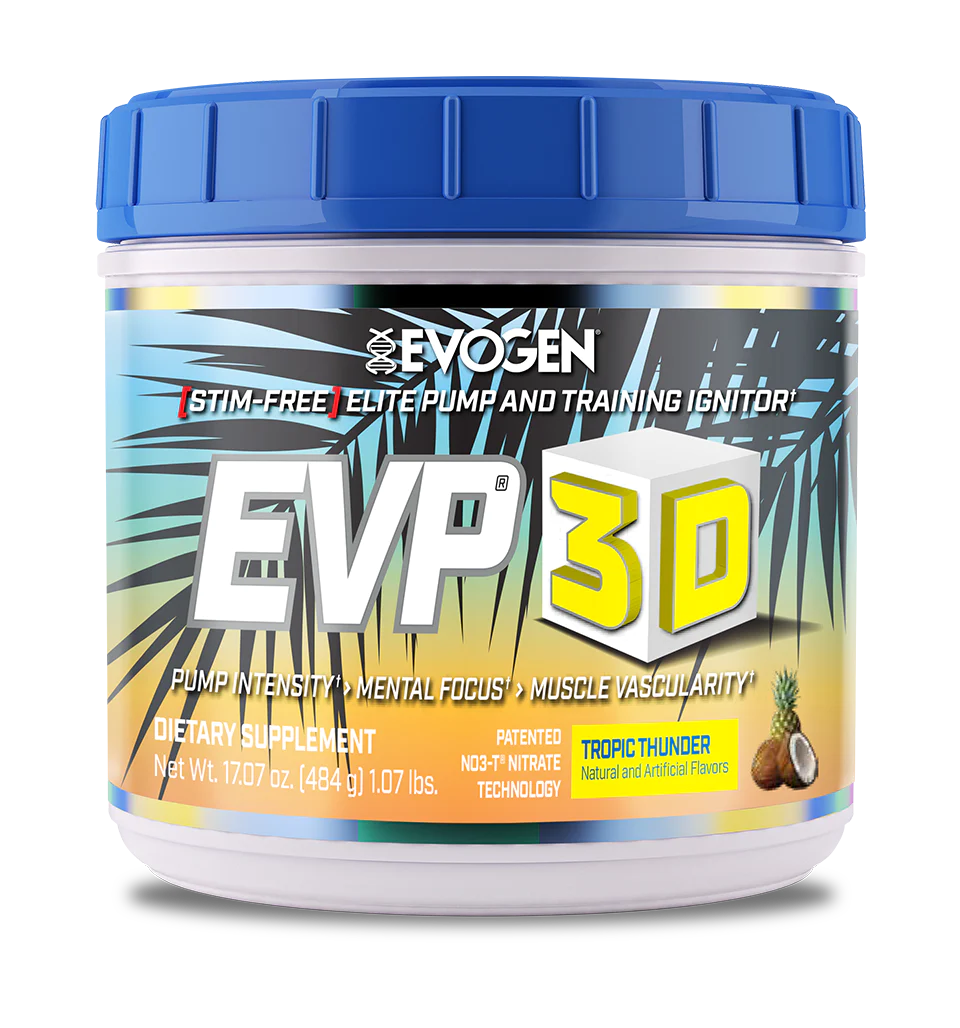 EVOGEN EVP 3D Elite Pump Pre-Workout Booster - 480g (40 Port.)