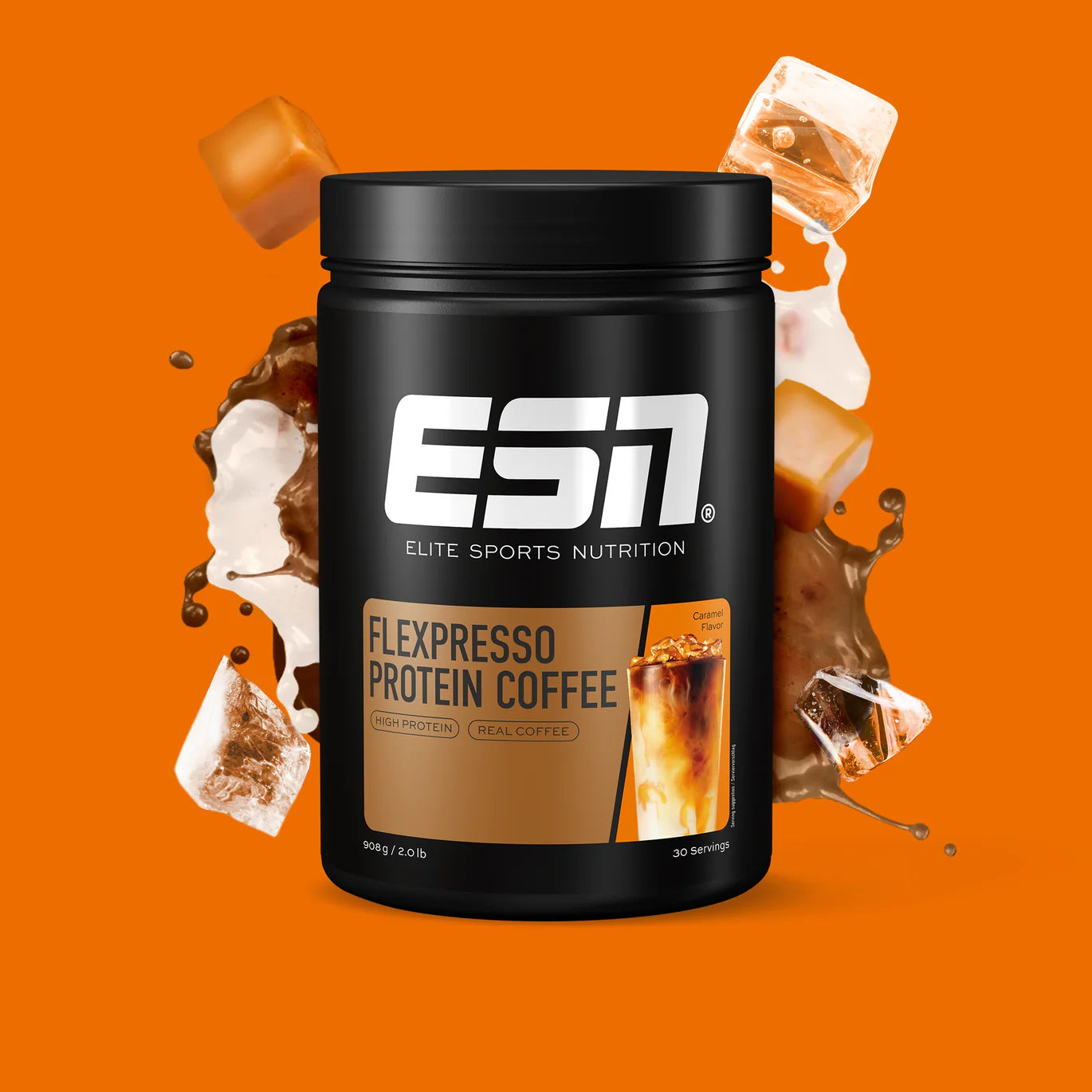ESN Flexpresso Whey Protein + Real Coffee - 908g Dose
