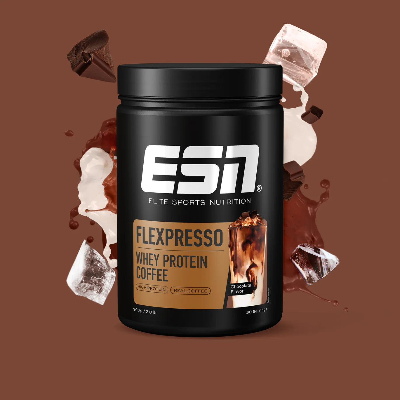 ESN Flexpresso Whey Protein mit Real Coffee – 908 g