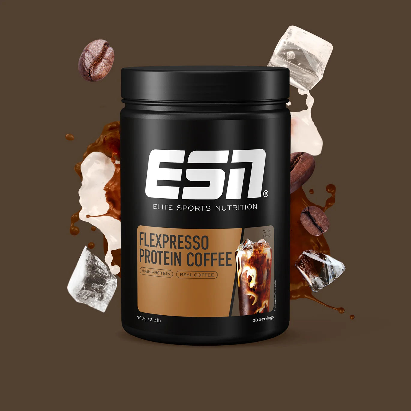 ESN Flexpresso Whey Protein mit Real Coffee – 908 g