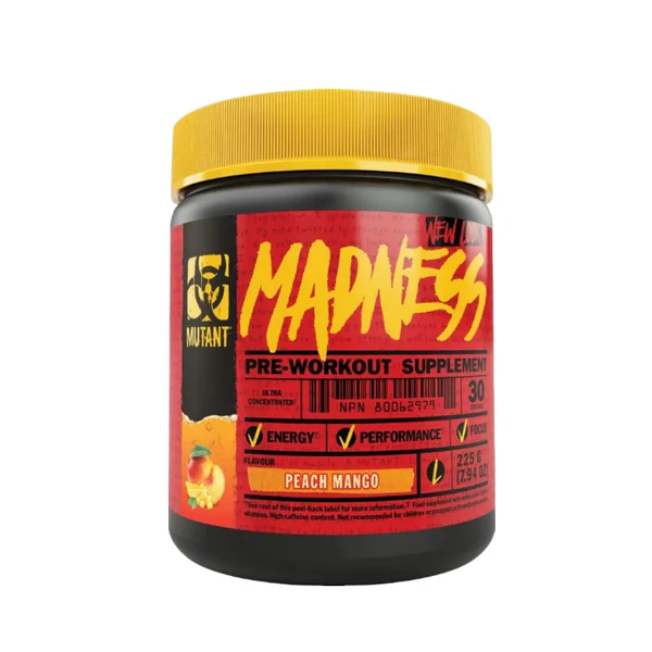 MUTANT Madness Pre Workout Booster - 225g Dose