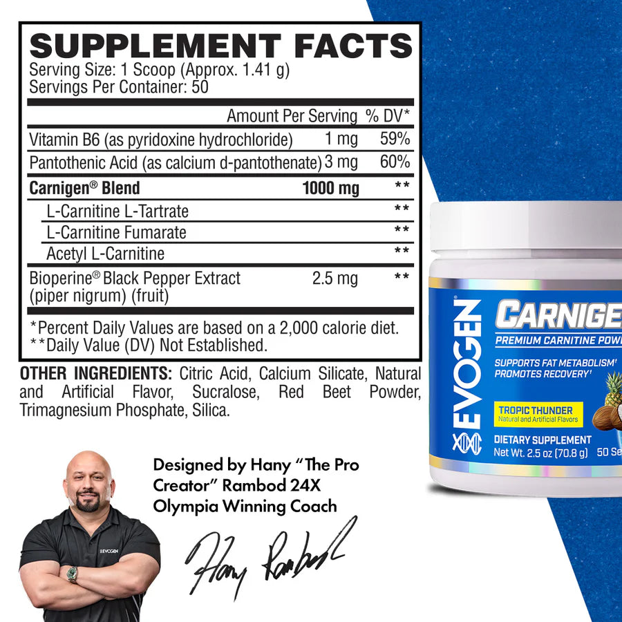 EVOGEN Carnigen - 80g Dose (50 Port.)