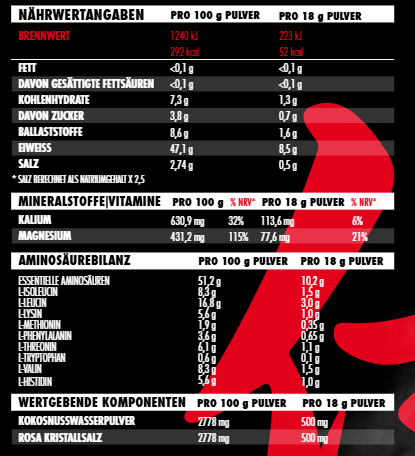 BIG ZONE Bullet-Proof EAA – 500 g – Hochdosierte EAAs mit Kokoswasser & Elektrolyten