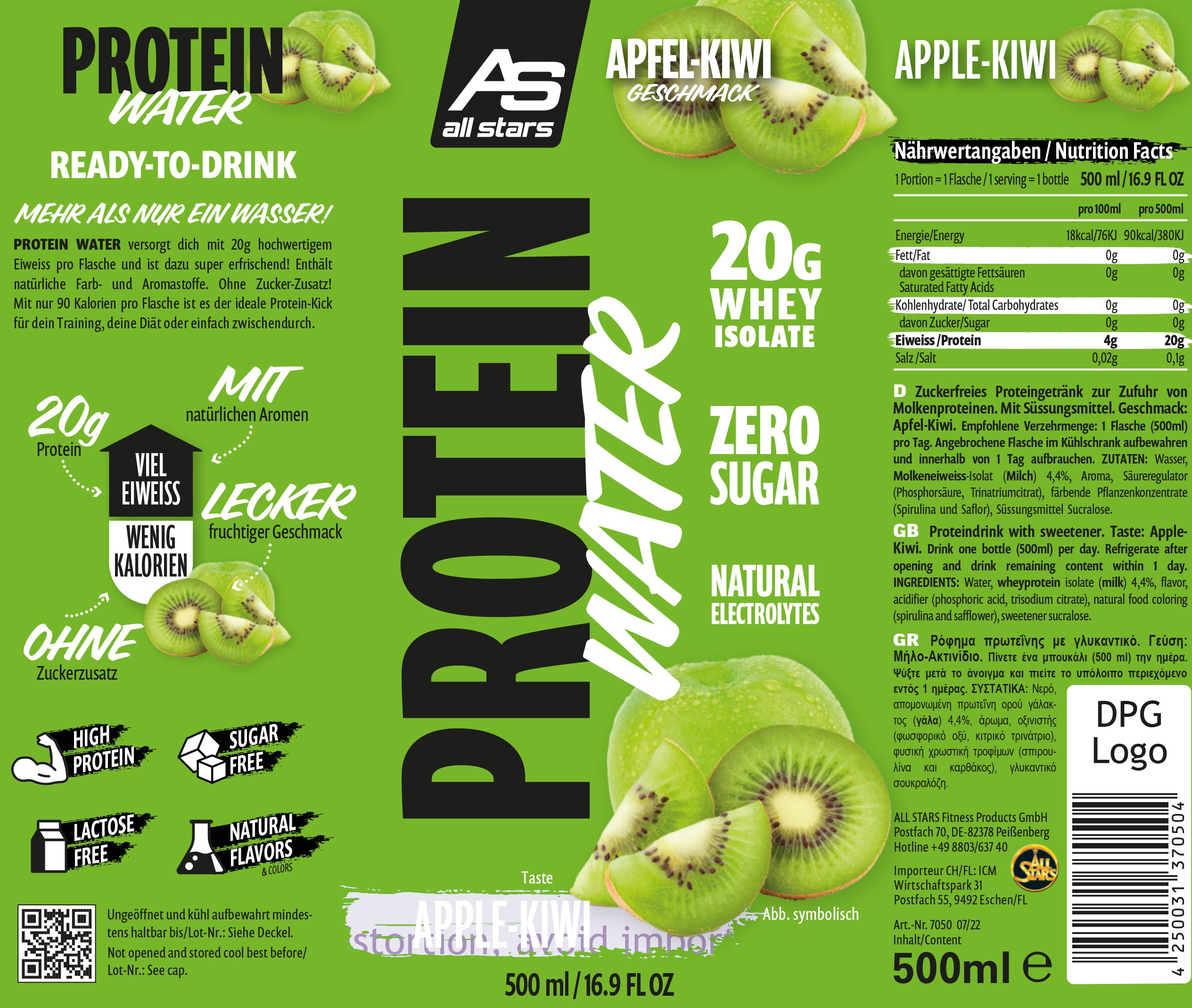 ALL STARS Protein Water - 500ml