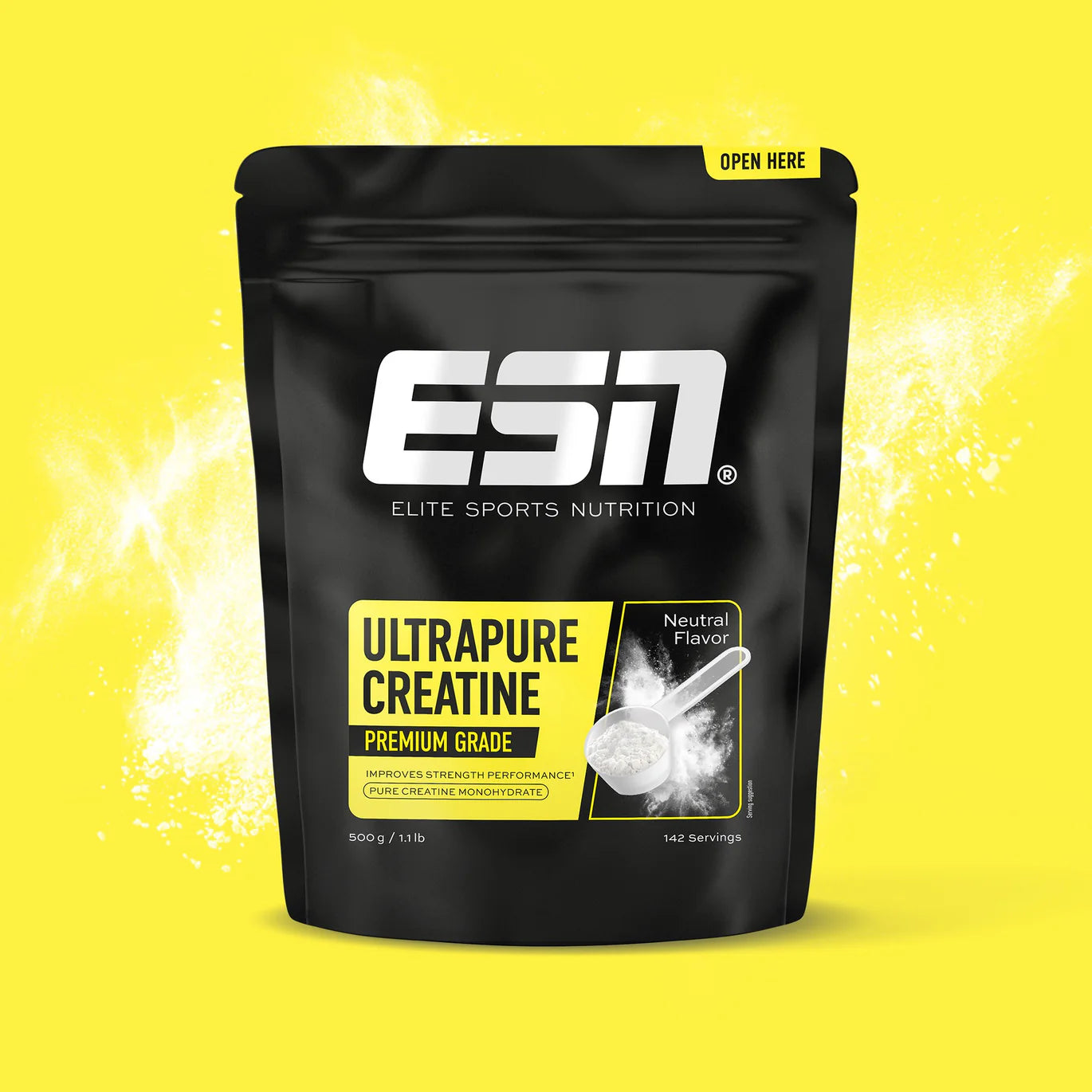 ESN Ultrapure Creatine Monohydrate - 500g Neutral (142Port.)