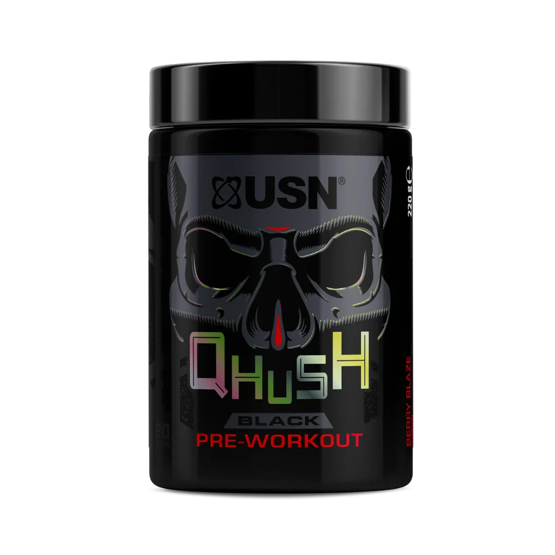 USN Qhush Black Pre-Workout - 220g