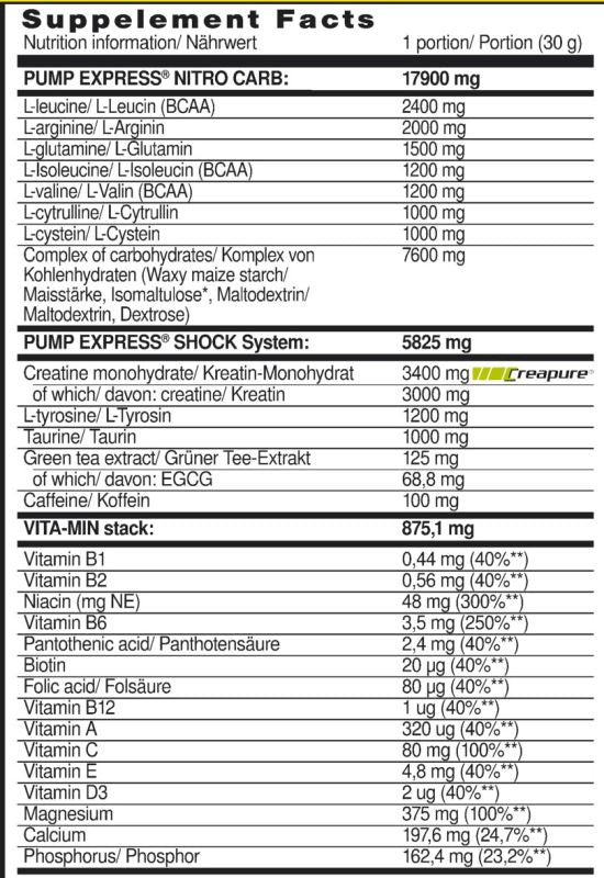 OLIMP Pump Express 2.0 Concentrate - 660g