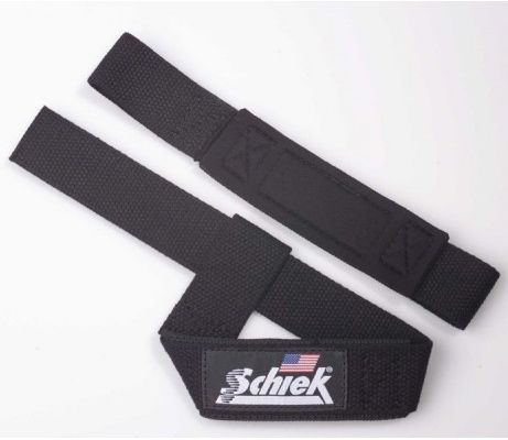 SCHIEK Basic Padded Lifting Straps 1000-BPS Black