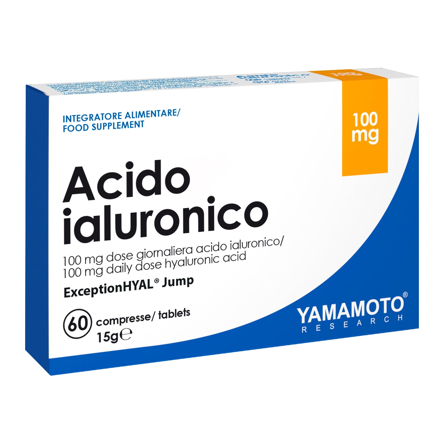 YAMAMOTO Acido Ialuronico ExceptionHYAL® Jump - 60 Tabs (60 Port.)