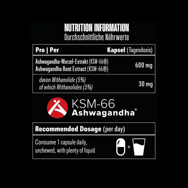 BIG ZONE Ashwagandha KSM-66 - 120 Caps/Kapseln