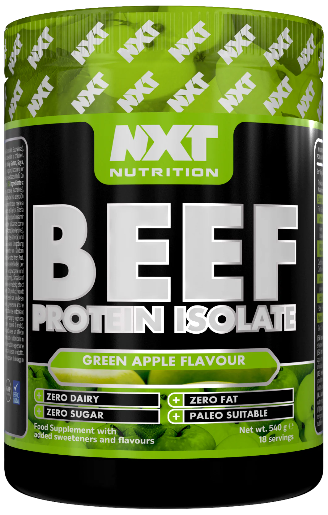 NXT NUTRITION Beef Protein Isolate - 540g Dose