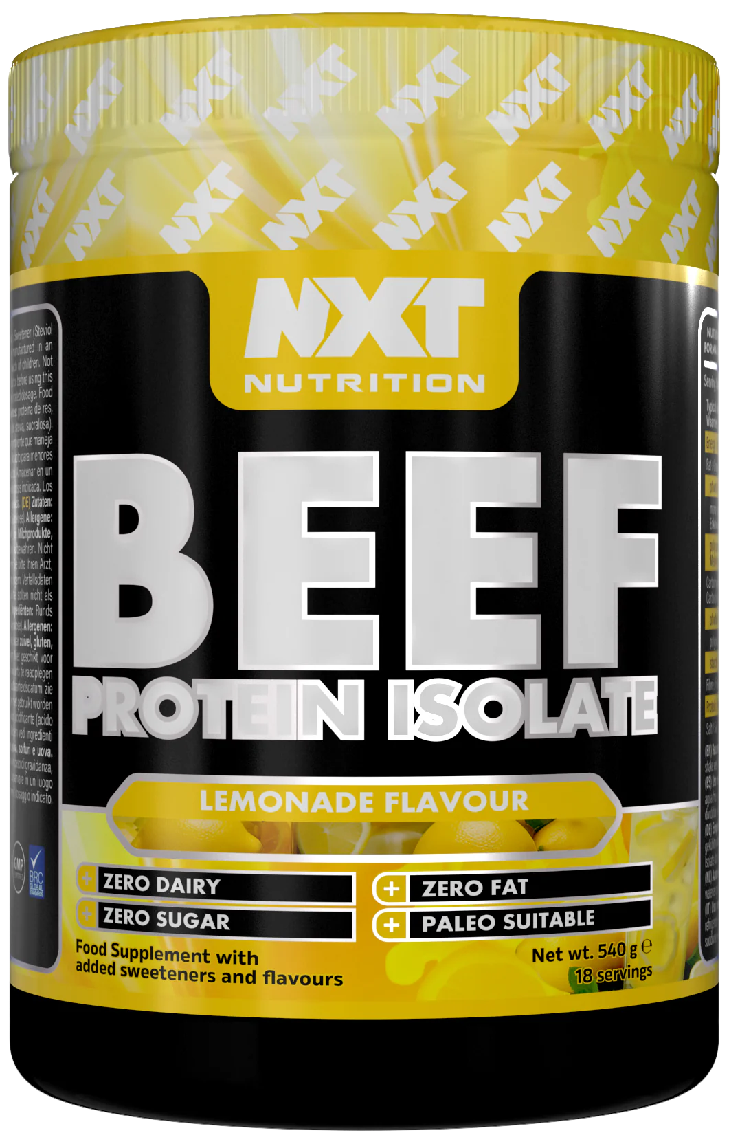 NXT NUTRITION Beef Protein Isolate - 540g Dose