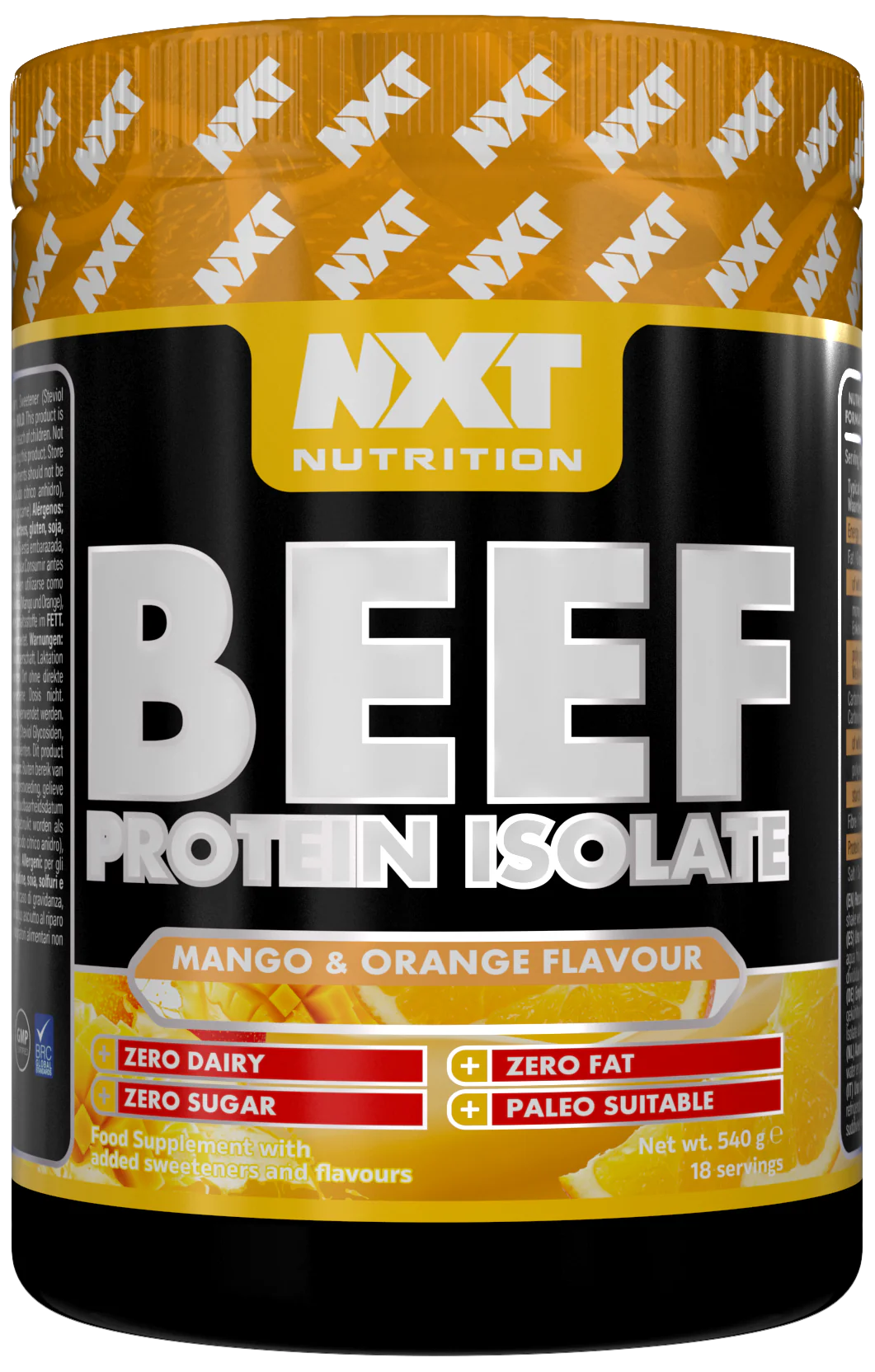 NXT NUTRITION Beef Protein Isolate - 540g Dose