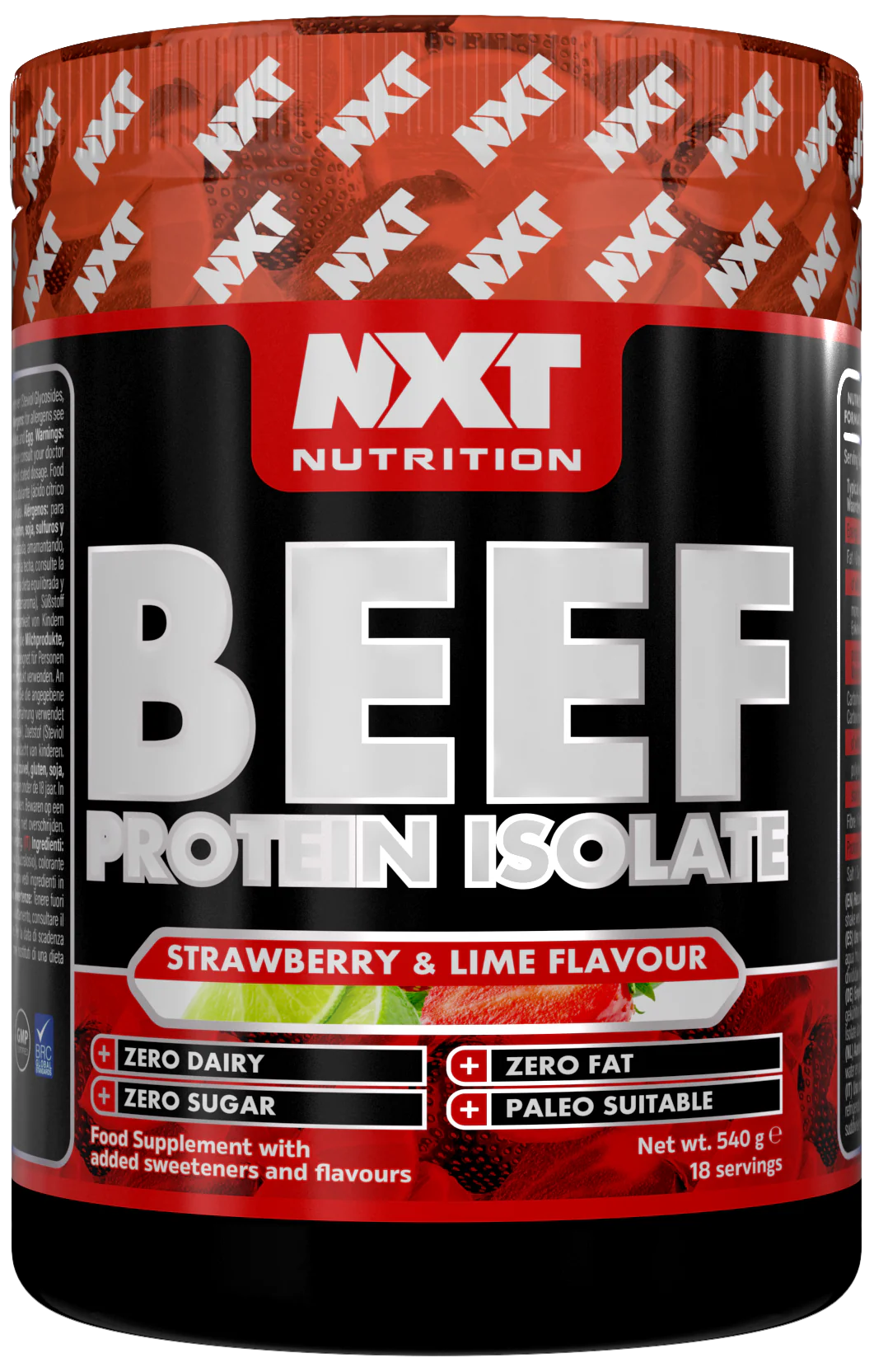 NXT NUTRITION Beef Protein Isolate - 540g Dose