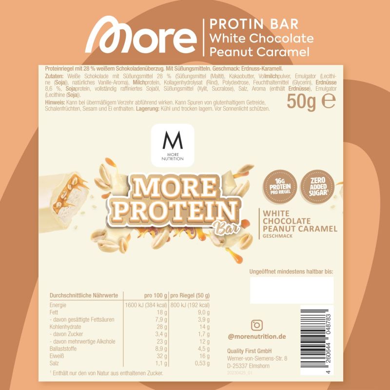 MORE NUTRITION Protein Bar - 50g
