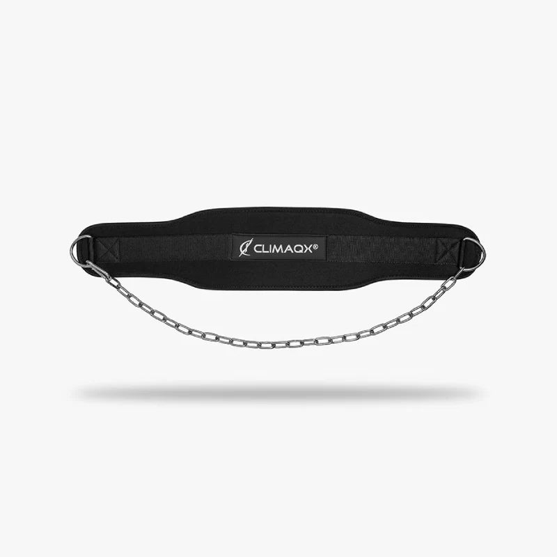 CLIMAQX Dip Belt (Gurt für Zusatzgewicht) - Schwarz