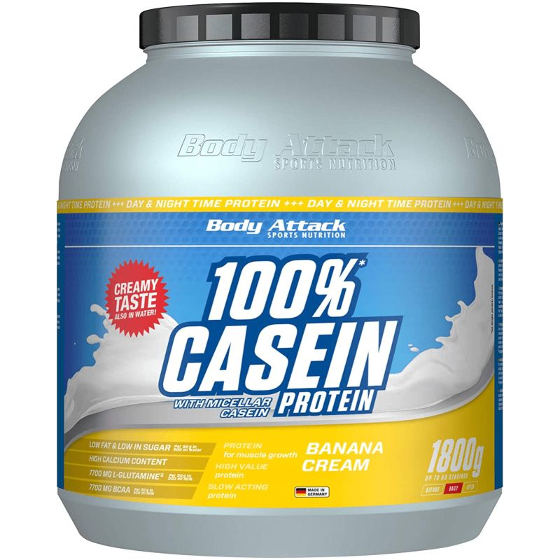BODY ATTACK 100% Casein Protein - 1800g