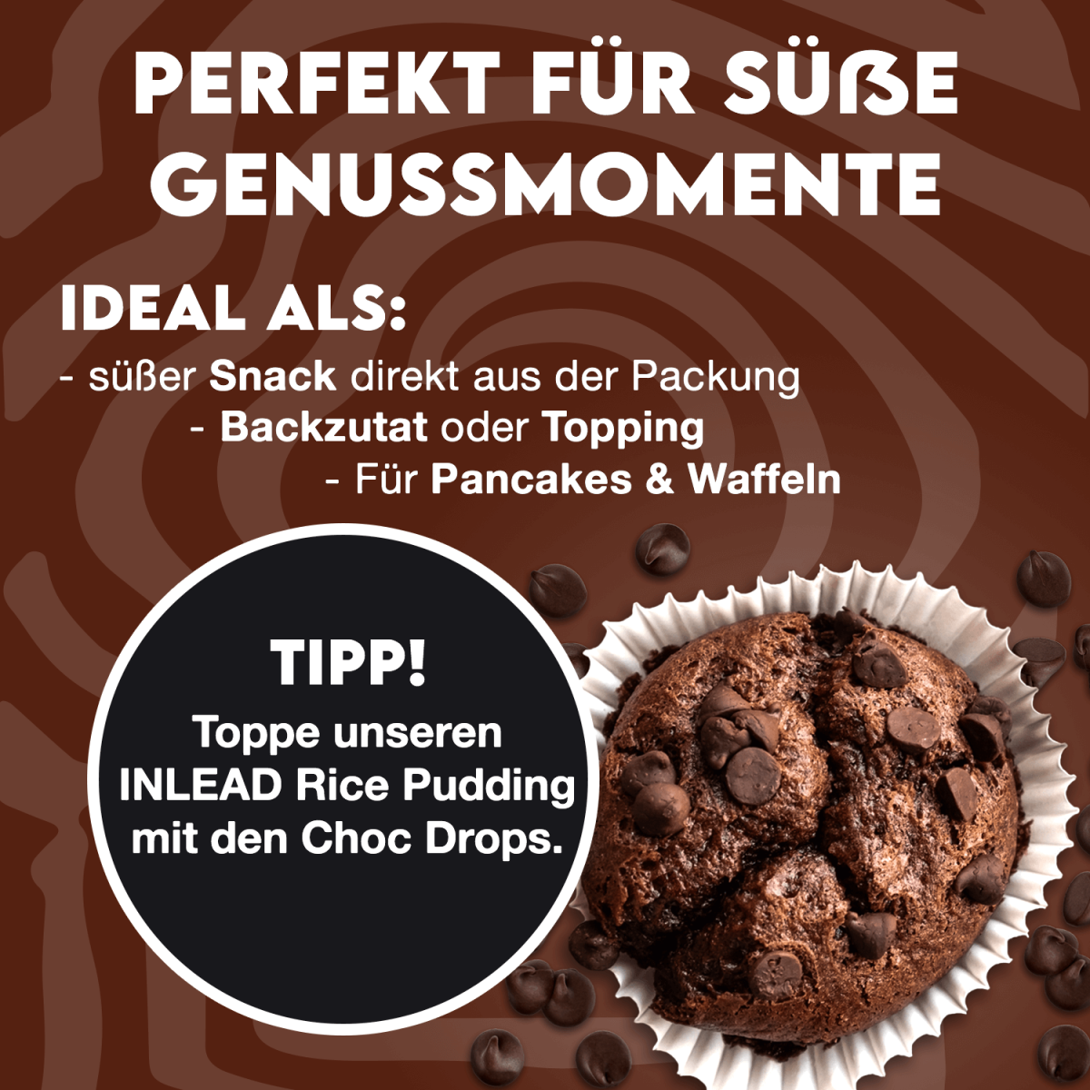 INLEAD Choc Drops - 150g