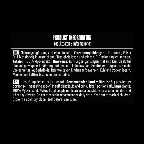 BIG ZONE Myo Inositol - 300g