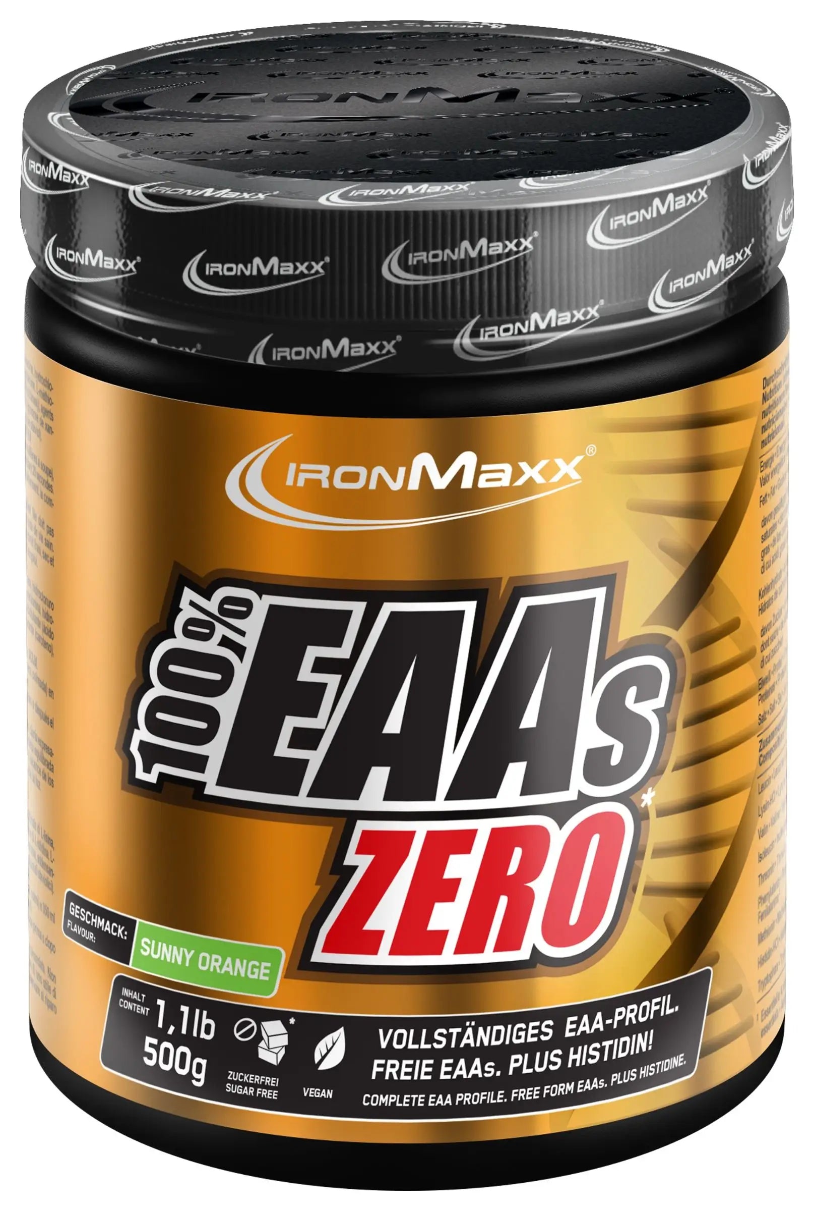 IRONMAXX 100% EAAs Zero - 500g Dose