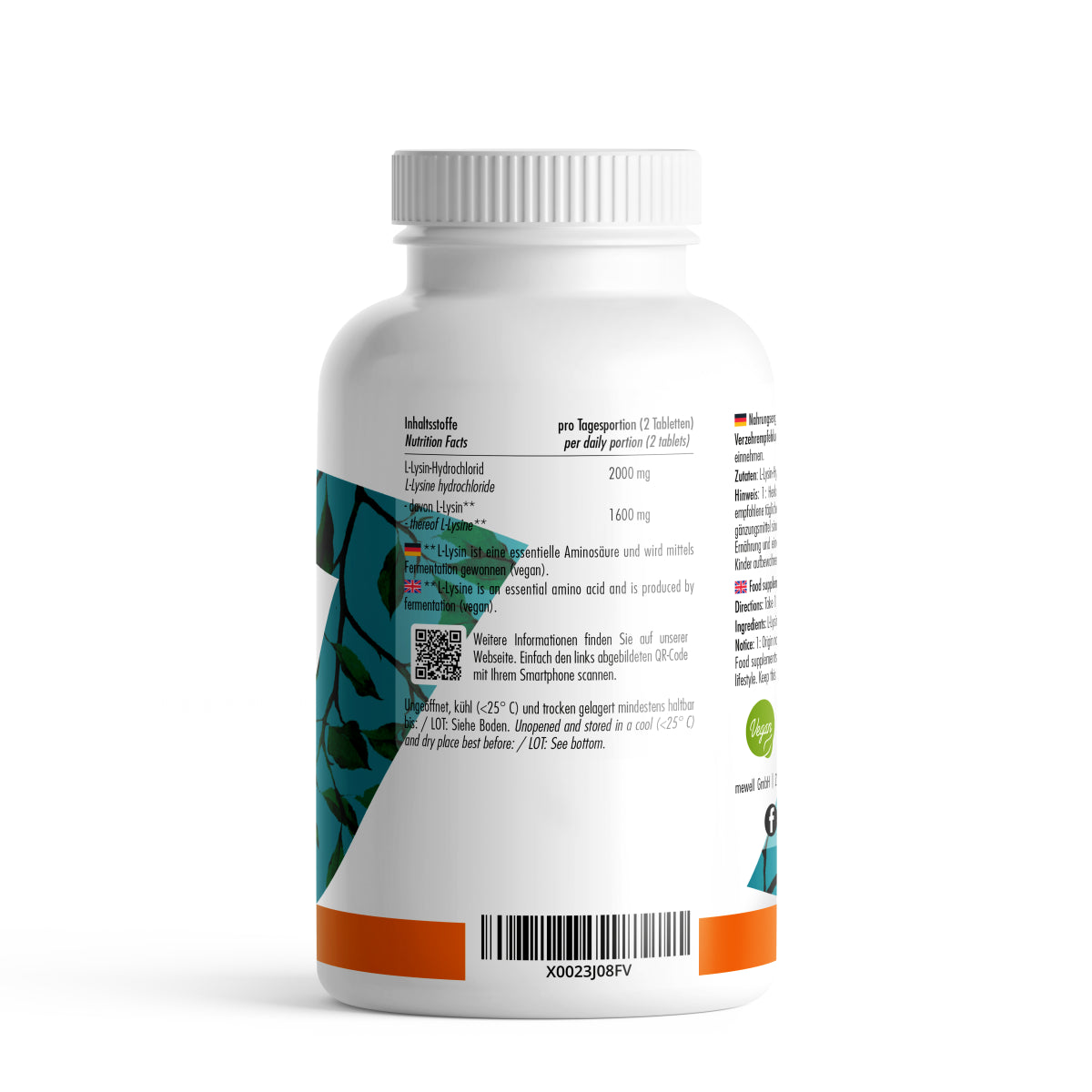 PRO FUEL L-Lysin - 365 Tabletten