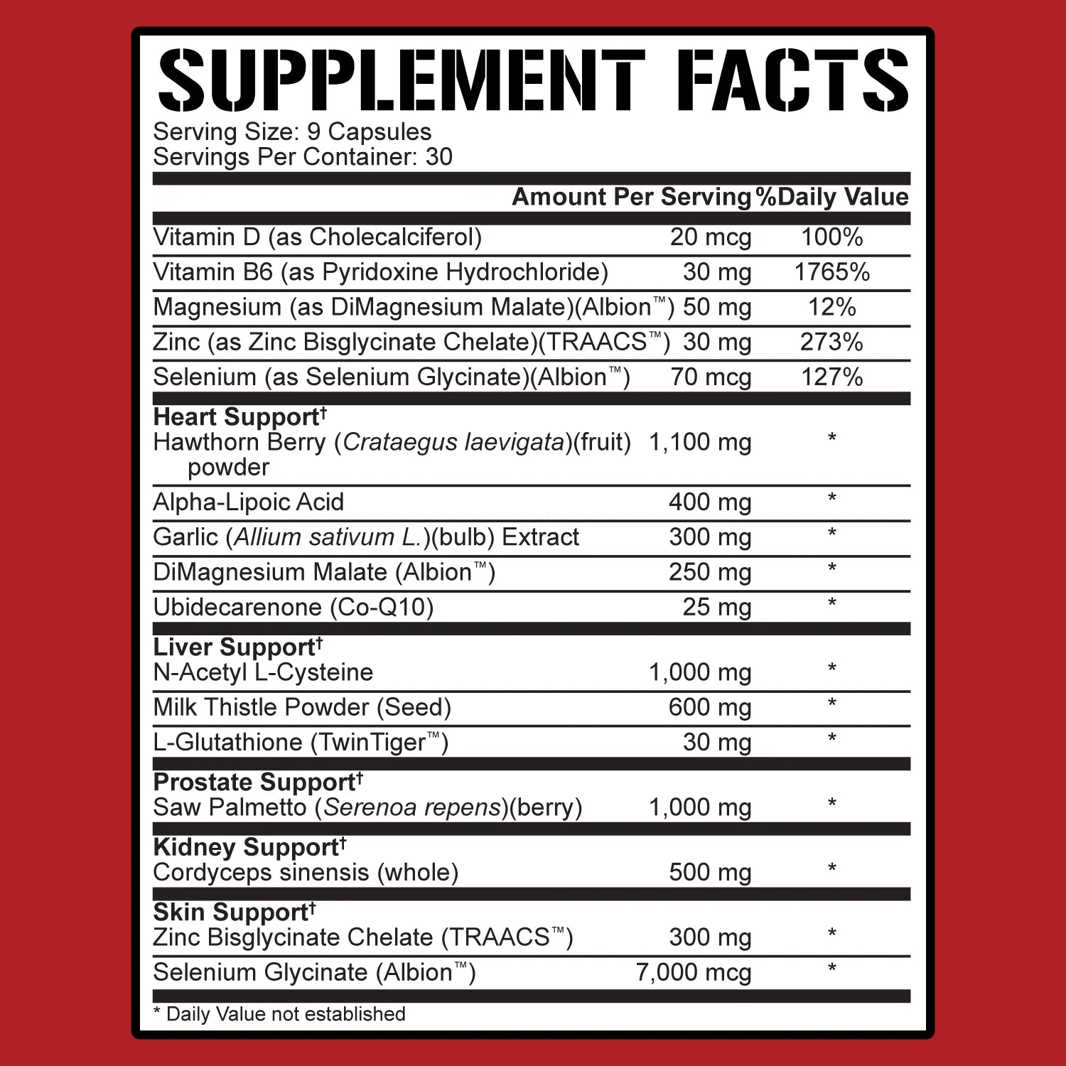 5% NUTRITION Liver & Organ Defender - 270 Caps/Kapseln