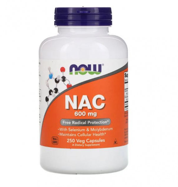 NOW FOODS NAC 600mg - 250 Veg. Kapseln