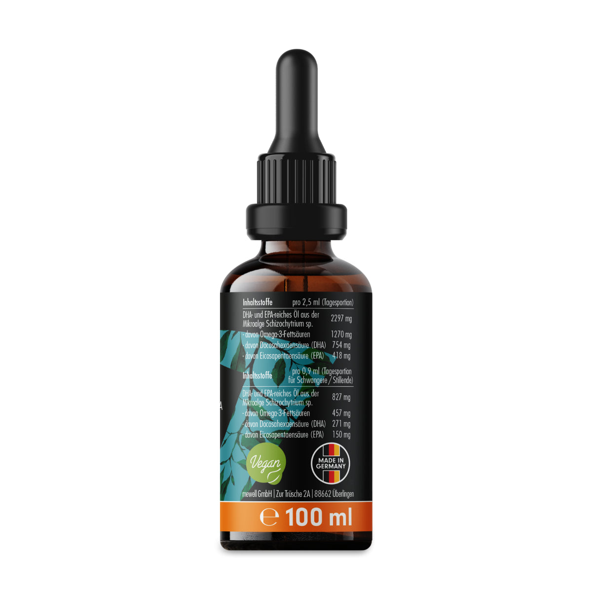 PRO FUEL Omega-3 Veganes Algenöl - 100ml