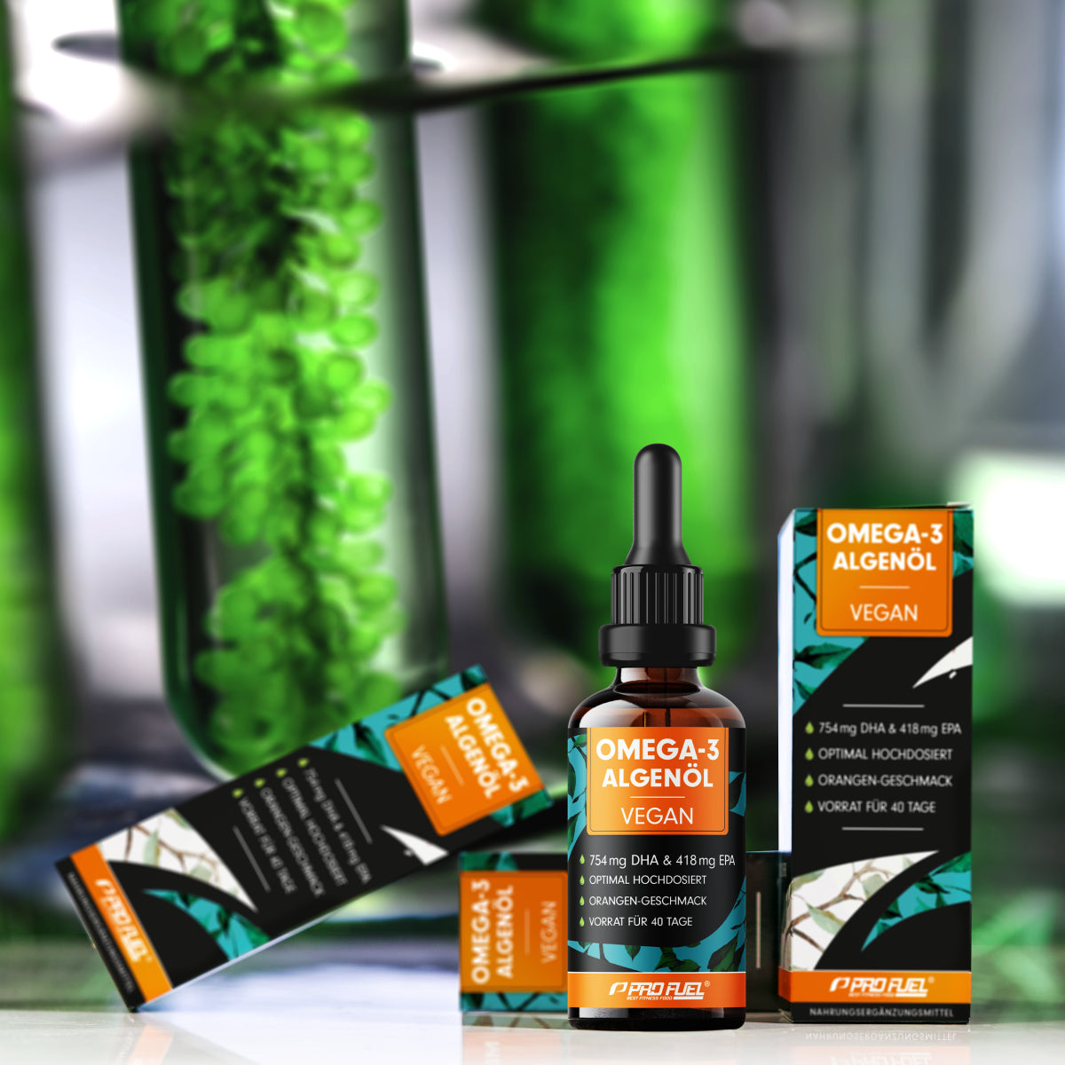 PRO FUEL Omega-3 Veganes Algenöl - 100ml