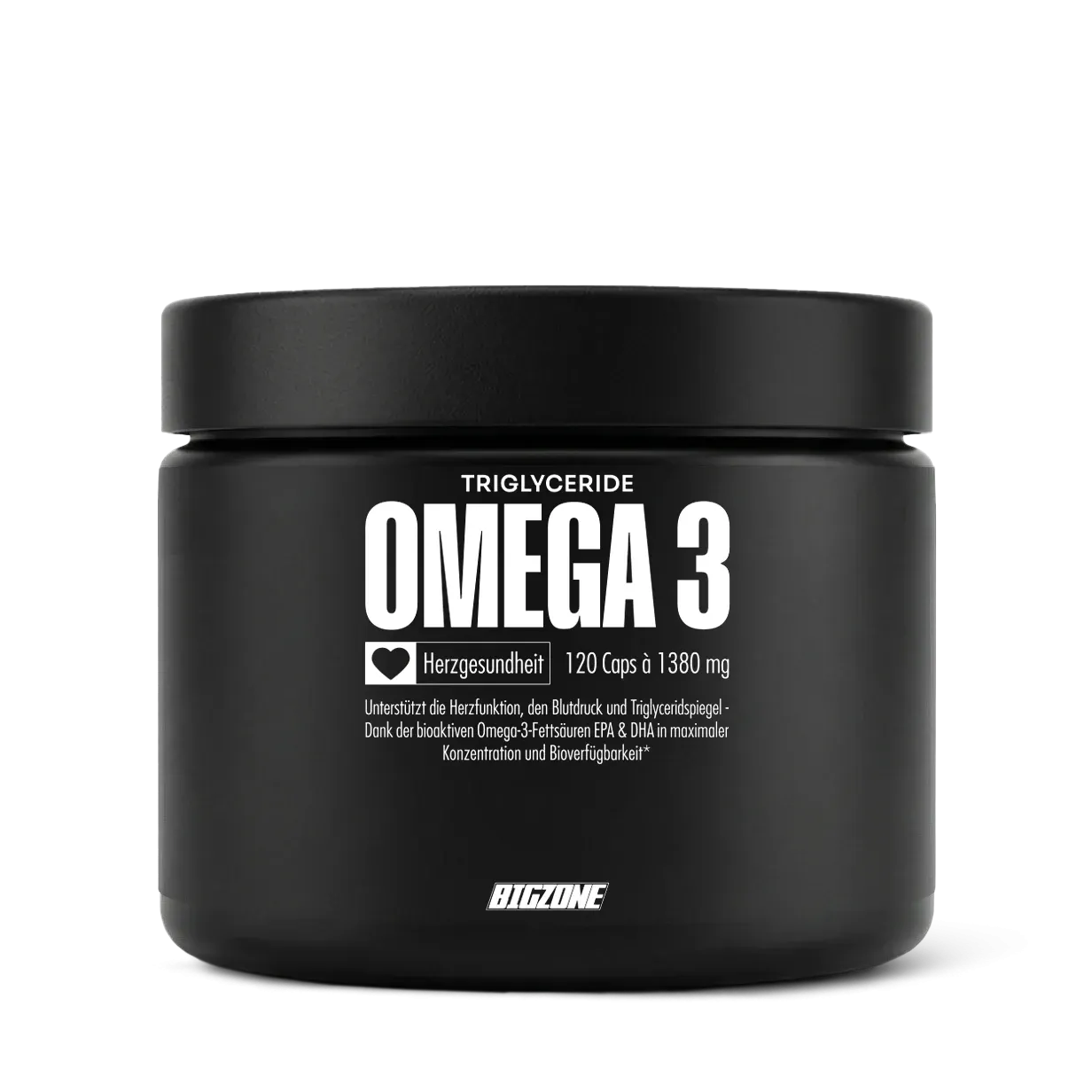 BIG ZONE Omega 3 Fury Triglyceride - 120 Soft Gel Kapseln