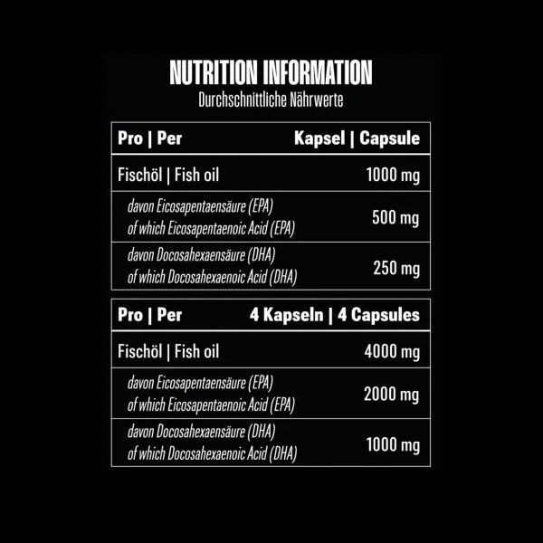 BIG ZONE Omega 3 Fury Triglyceride - 300 Soft Gel Kapseln