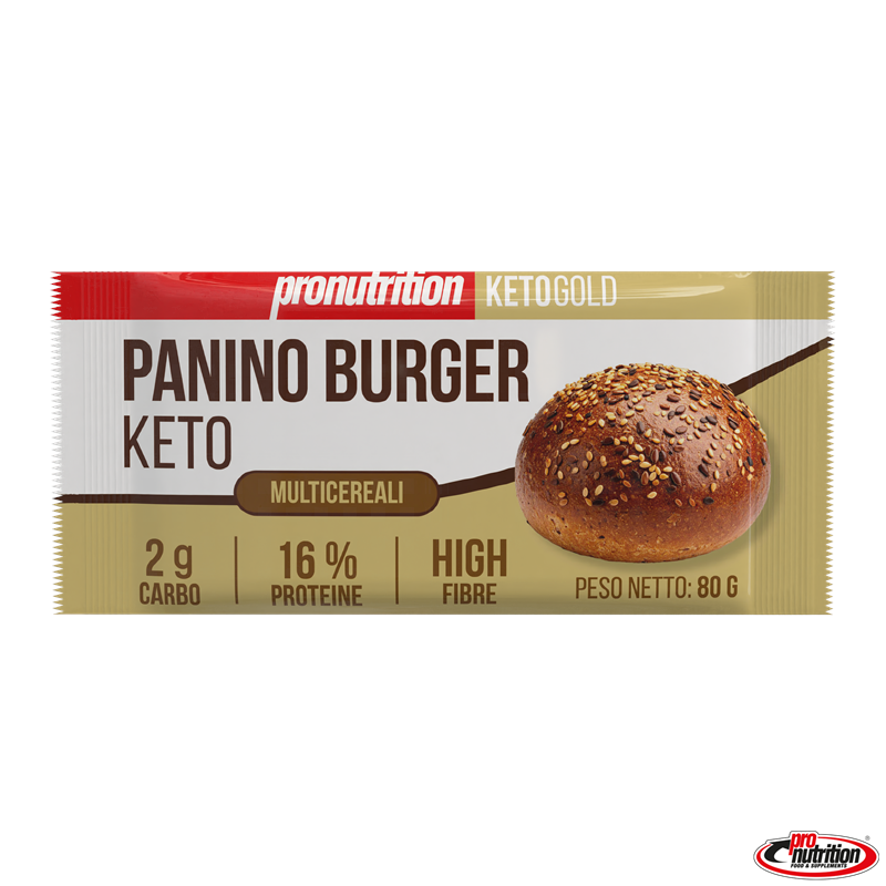 PRONUTRITION Panino Burger Keto Multicereali - 80g