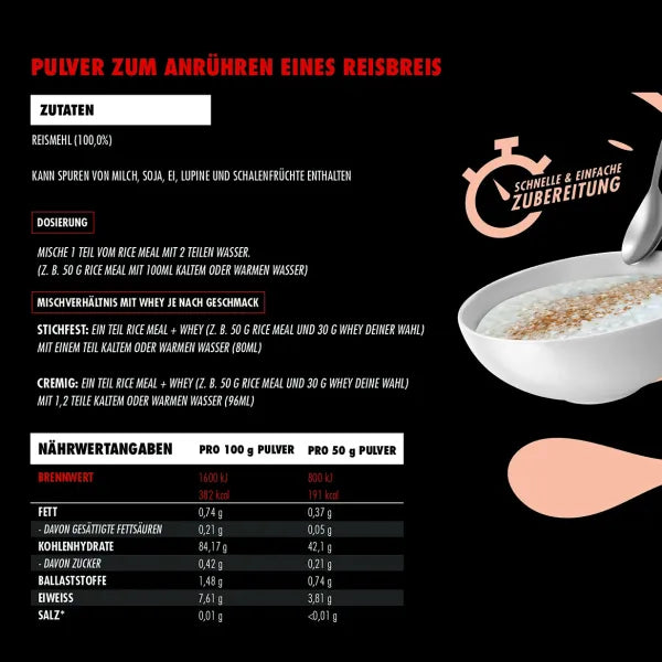 BIG ZONE Instant Rice Meal ( Fein ) - 3000 g Dose
