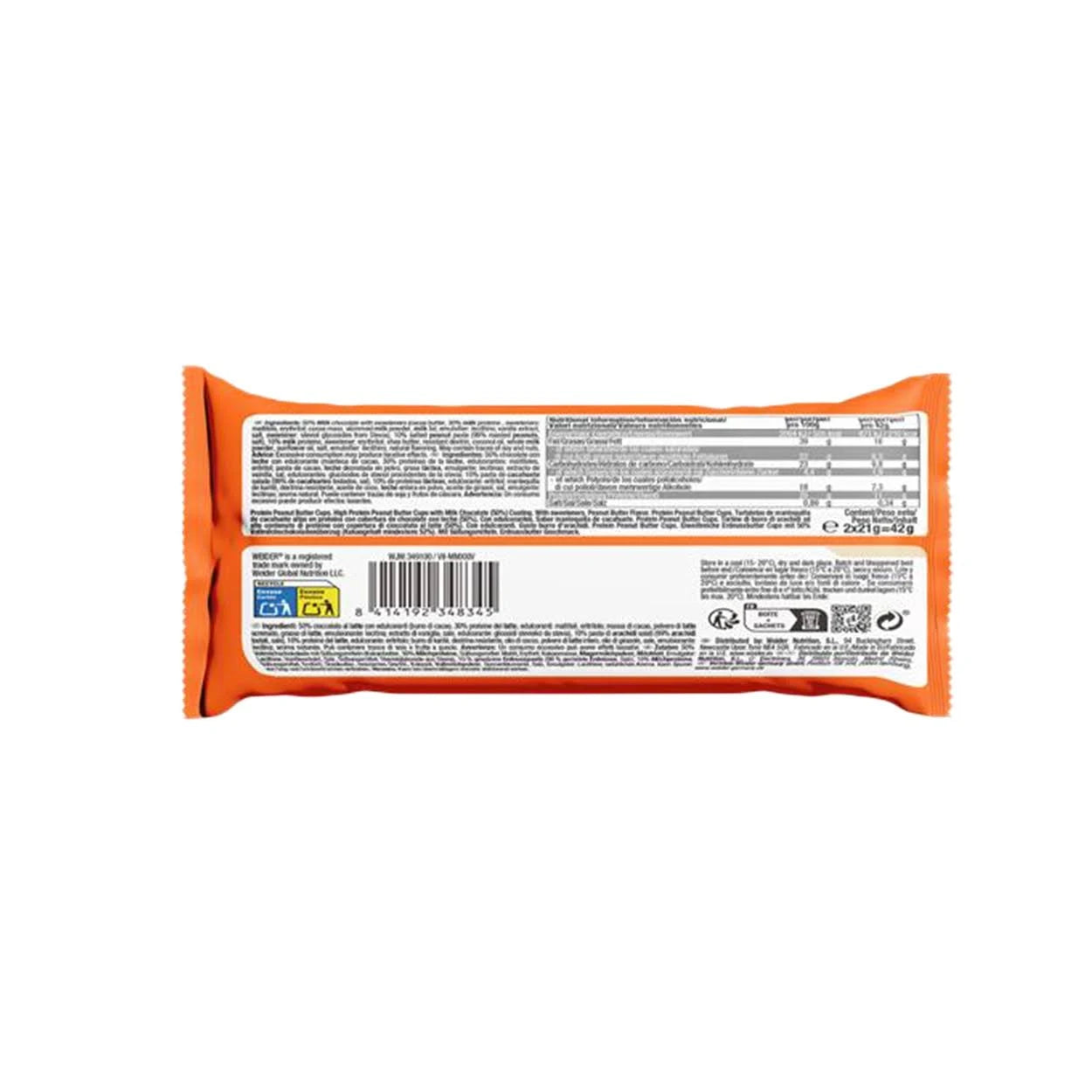 WEIDER Peanut Butter Protein Cups - 42g