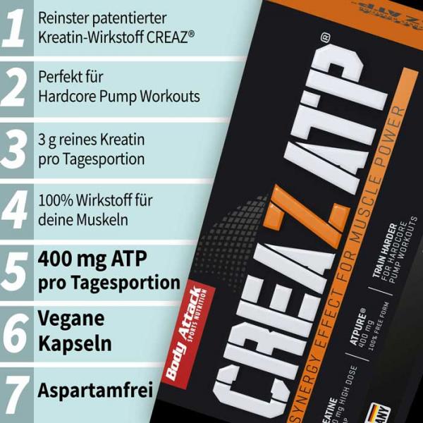BODY ATTACK CREAZ ATP - 100 DRcaps