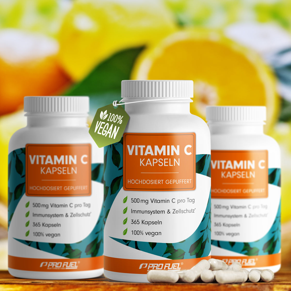PRO FUEL Vitamin C - 365 Kapseln