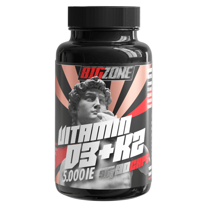 BIG ZONE Vitamin D3 & K2 - 90 Caps/Kapseln