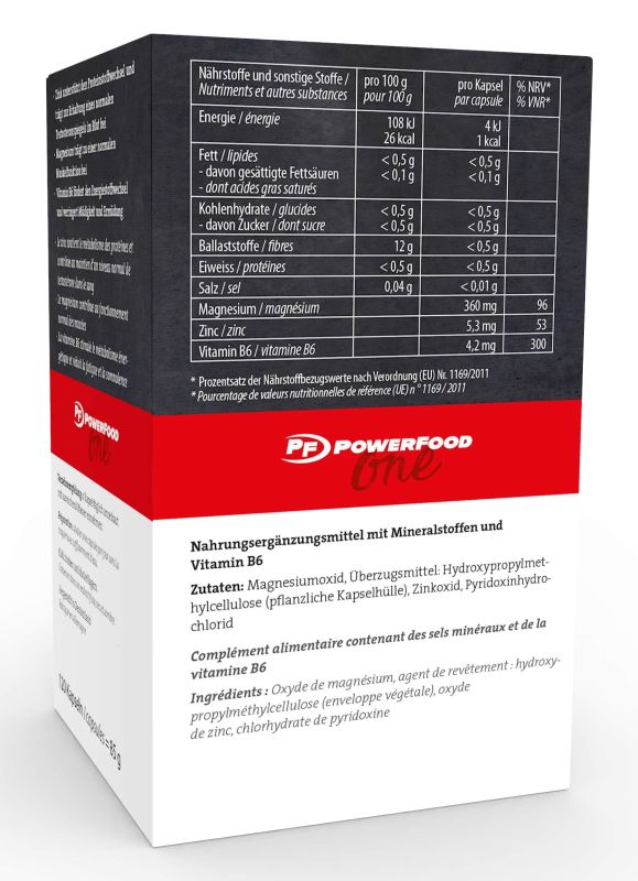 POWERFOOD ONE ZMA - 120 Kapseln