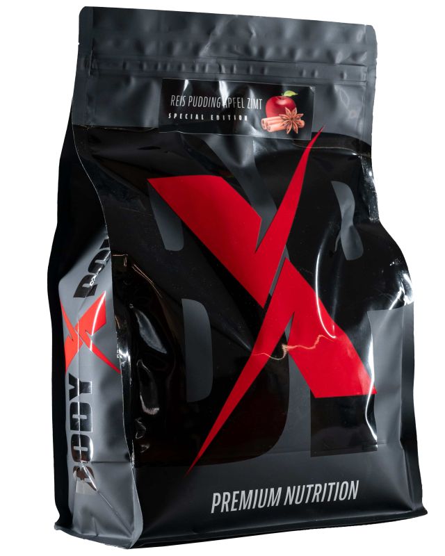 BODY POWER Reis Pudding Apfel-Zimt - 2500g Beutel